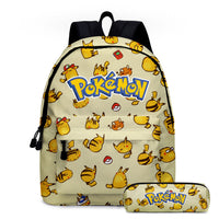 Pokemon Backpack Pikachu Travel Bag Teenagers Backpack For School B94