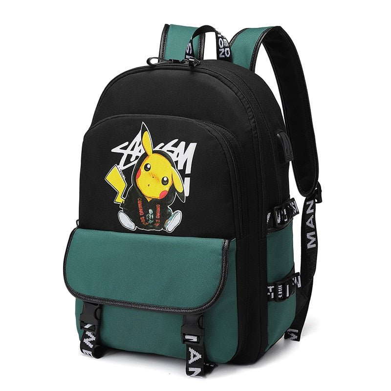Pokemon Backpack Waterproof Oxford Travel Bag Teenagers Backpack For School B95 - Lusy Store