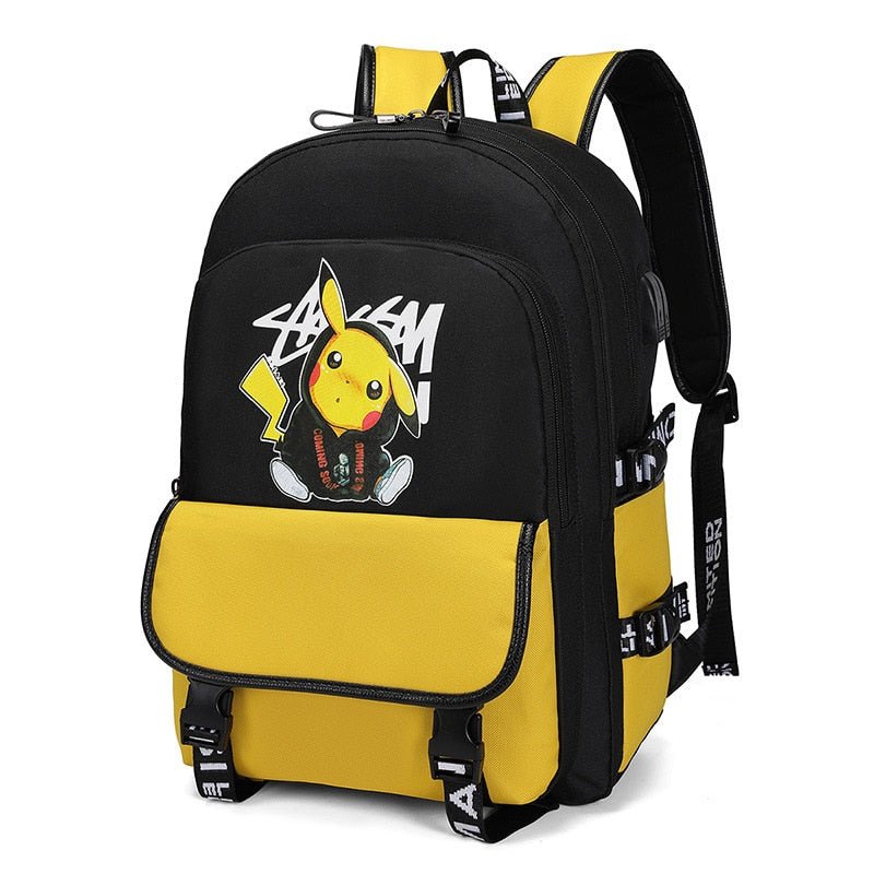 Pokemon Backpack Waterproof Oxford Travel Bag Teenagers Backpack For School B95 - Lusy Store