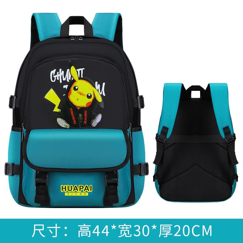 Pokemon Backpack Waterproof Oxford Travel Bag Teenagers Backpack For School B95 - Lusy Store