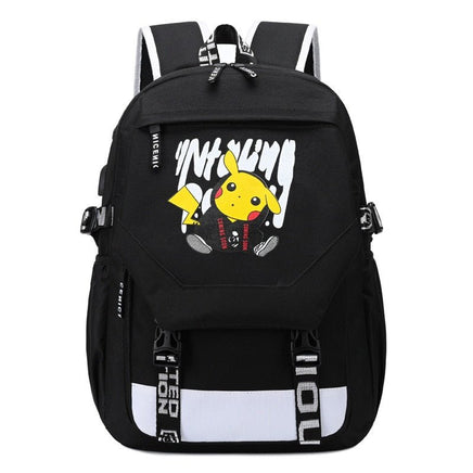 Pokemon Backpack Waterproof Oxford Travel Bag Teenagers Backpack For School B95 2