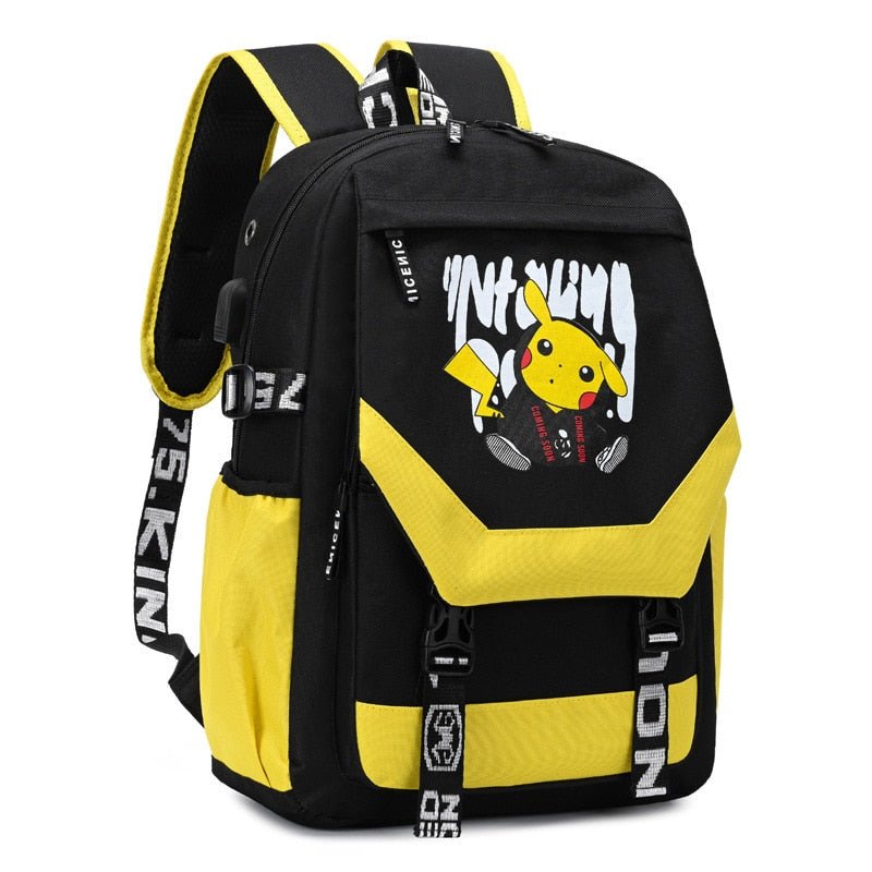 Pokemon Backpack Waterproof Oxford Travel Bag Teenagers Backpack For School B95 - Lusy Store