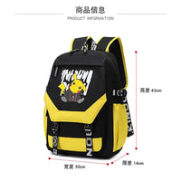 Pokemon Backpack Waterproof Oxford Travel Bag Teenagers Backpack For School B95