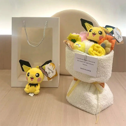 Pokemon Bouquet Anime Plush Bouquet Creative Kawaii Personalized High-end