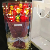 Pokemon Bouquet Figures Model Cartoon Soap Flower Gift 8