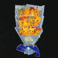 Pokemon Bouquet Figures Model Pikachu Soap Flower Gifts - Lusy Store LLC
