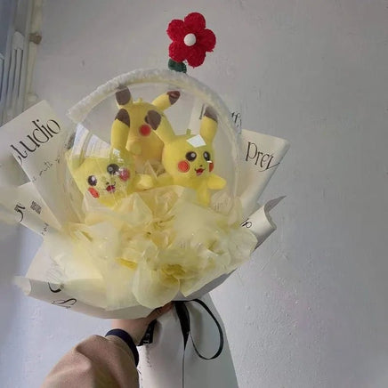 Pokemon Bouquet Pikachu Plush Bouquet Flower Surprise Gift - Lusy Store LLC