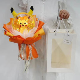 Pokemon Bouquet Pikachu Plush Bouquet Flower Surprise Gift A