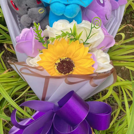 Pokemon Bouquet Plush Kawaii Cartoon Anime Stuffed Creative Gift