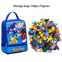 Pokemon Kindergarten Backpack Storage Bag With 144pcs Action Figures Pokeball Dolls B382 - Lusy Store