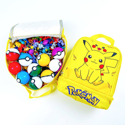 Pokemon Kindergarten Backpack Storage Bag With 144pcs Action Figures Pokeball Dolls B382 - Lusy Store