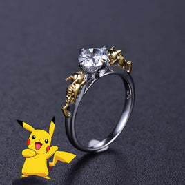 Pokemon Rings 925 Silver Pokemon Gift Engagement Ring 10