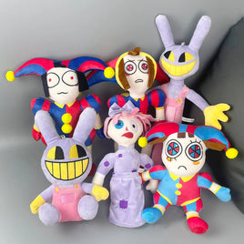 Pomni Plush Amazing Digital Circus Jax Plush Toys Theater Rabbit Doll - Lusy Store LLC