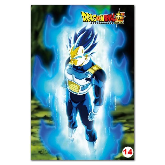 Poster Dragon Ball Z - Goku Fighting Vegeta Ultra Wall Art for Living Room Decorative - Lusy Store