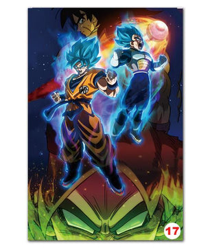 Poster Dragon Ball Z - Goku Fighting Vegeta Ultra Wall Art for Living Room Decorative - Lusy Store