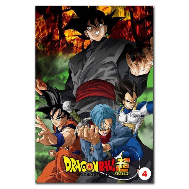 Poster Dragon Ball Z - Goku Fighting Vegeta Ultra Wall Art for Living Room Decorative - Lusy Store