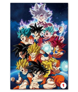 Poster Dragon Ball Z - Goku Fighting Vegeta Ultra Wall Art for Living Room Decorative - Lusy Store