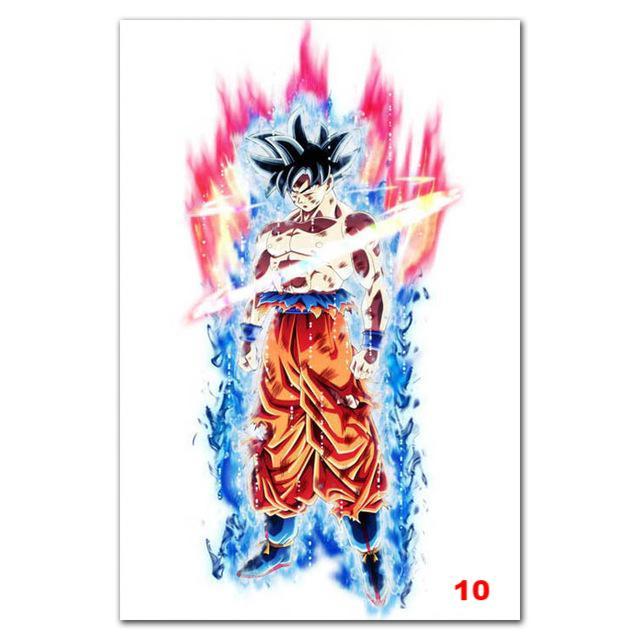 Poster Dragon Ball Z - Goku Fighting Vegeta Ultra Wall Art for Living Room Decorative - Lusy Store