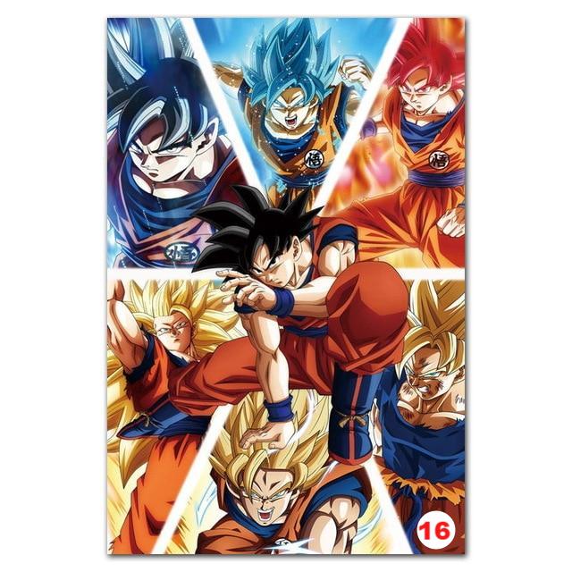 Poster Dragon Ball Z - Goku Fighting Vegeta Ultra Wall Art for Living Room Decorative - Lusy Store