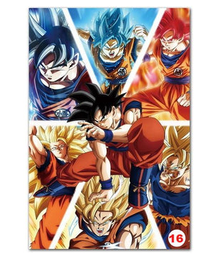 Poster Dragon Ball Z - Goku Fighting Vegeta Ultra Wall Art for Living Room Decorative - Lusy Store