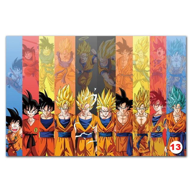 Poster Dragon Ball Z - Goku Fighting Vegeta Ultra Wall Art for Living Room Decorative - Lusy Store