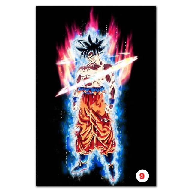 Poster Dragon Ball Z - Goku Fighting Vegeta Ultra Wall Art for Living Room Decorative - Lusy Store