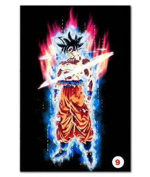 Poster Dragon Ball Z - Goku Fighting Vegeta Ultra Wall Art for Living Room Decorative - Lusy Store