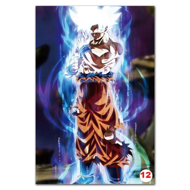 Poster Dragon Ball Z - Goku Fighting Vegeta Ultra Wall Art for Living Room Decorative - Lusy Store