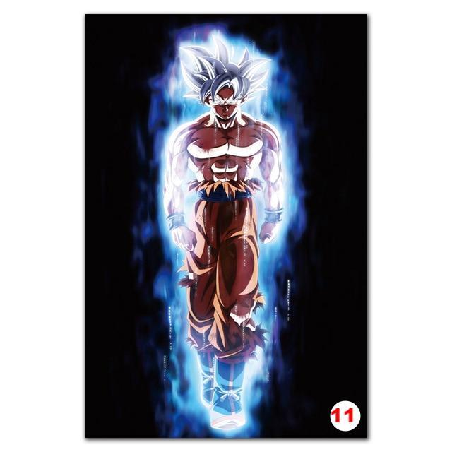 Poster Dragon Ball Z - Goku Fighting Vegeta Ultra Wall Art for Living Room Decorative - Lusy Store