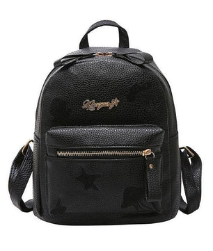 Preppy Style Women Backpack Mini PU Leather Backpack Schoolbags - Lusy Store