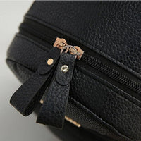 Preppy Style Women Backpack Mini PU Leather Backpack Schoolbags