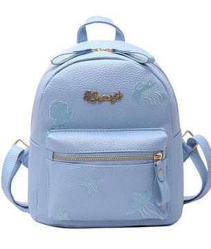 Preppy Style Women Backpack Mini PU Leather Backpack Schoolbags - Lusy Store