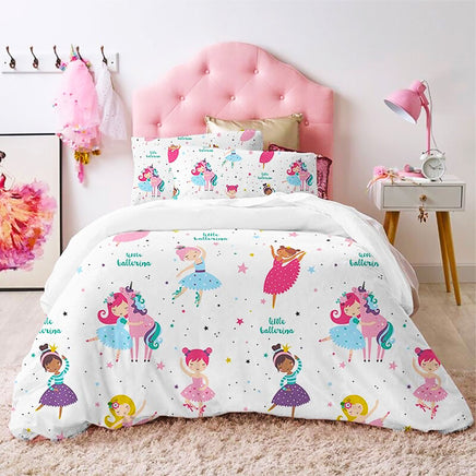 Princess Bed Lovely Kids Bedding Set Soft Quilt Cover For Girls D549 - Lusy Store