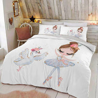 Princess Bed Lovely Kids Bedding Set Soft Quilt Cover For Girls D549 - Lusy Store