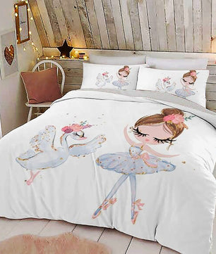 Princess Bed Lovely Kids Bedding Set Soft Quilt Cover For Girls D549 - Lusy Store