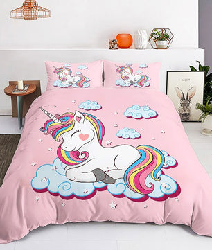 Princess Bed Lovely Kids Bedding Set Soft Quilt Cover For Girls D549 - Lusy Store