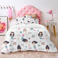 Princess Bed Lovely Kids Bedding Set Soft Quilt Cover For Girls D549 - Lusy Store