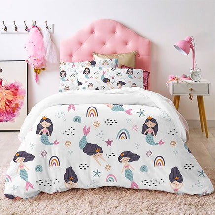 Princess Bed Lovely Kids Bedding Set Soft Quilt Cover For Girls D549 - Lusy Store