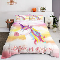 Princess Bed Lovely Kids Bedding Set Soft Quilt Cover For Girls D549 - Lusy Store