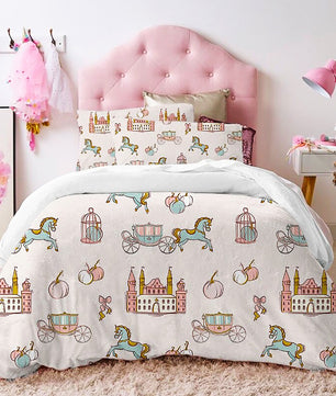 Princess Bed Lovely Kids Bedding Set Soft Quilt Cover For Girls D549 - Lusy Store