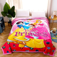 Princess Comforter Frozen Anna Elsa 3D Blanket Bedspread Coverlet D609 - Lusy Store