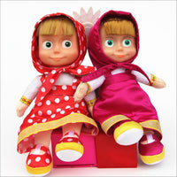Masha and Bear Plush Toys Stuffed Doll Kids Children Brinquedos - Lusy Store