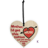 Vintage Wooden Hanging Gift Plaque Pendant - Lusy Store