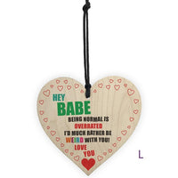 Vintage Wooden Hanging Gift Plaque Pendant - Lusy Store