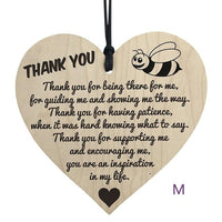Vintage Wooden Hanging Gift Plaque Pendant - Lusy Store