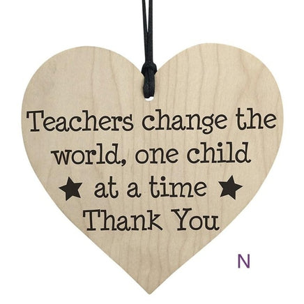 Vintage Wooden Hanging Gift Plaque Pendant - Lusy Store