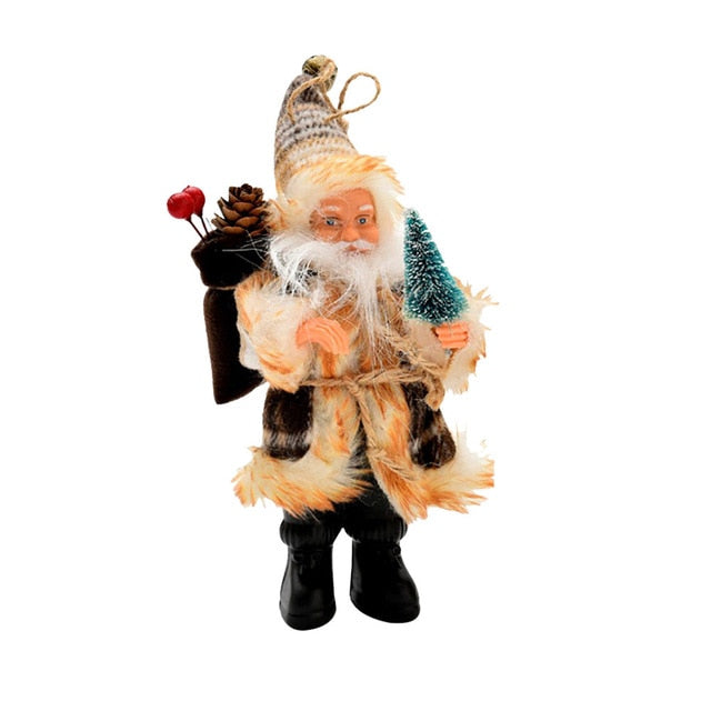 Christmas Tree Hanging Ornament Home Decor Santa Claus Dolls Ornaments Xmas Decor - Lusy Store