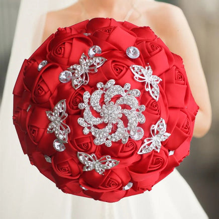 Prom Bouquet Artificial Flowers Wedding Bouquet Party R20