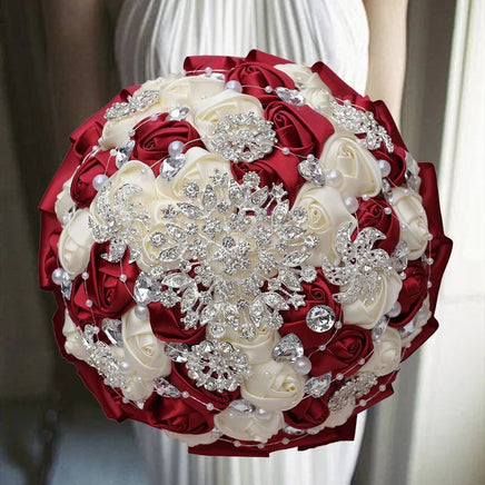 Prom Bouquet Artificial Flowers Wedding Bouquet Party R4