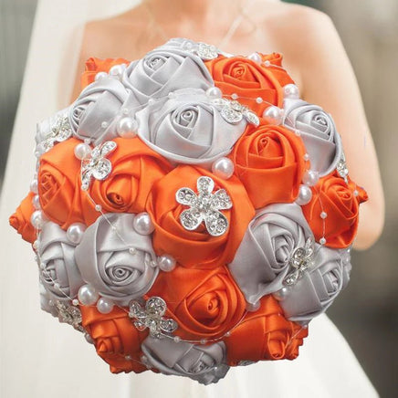 Prom Bouquet Artificial Flowers Wedding Bouquet Party R8